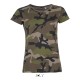 Camouflage Damen T-Shirts bedrucken